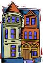 maisonnette - a self-contained apartment (usually on two floors) in a larger house and with its own entrance from the outside
