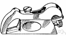 bullnosed plane - a small carpenter's plane with the cutting edge near the front