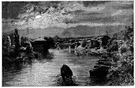 Indus River - an Asian river that rises in Tibet and flows through northern India and then southwest through Kashmir and Pakistan to the Arabian Sea