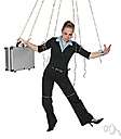 puppet - a person who is controlled by others and is used to perform unpleasant or dishonest tasks for someone else
