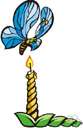 lepidopterous insect - insect that in the adult state has four wings more or less covered with tiny scales