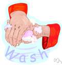 ablutionary - cleansing the body by washing