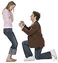 betrothal - the act of becoming betrothed or engaged