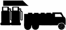 truck stop - a roadside service station (and restaurant) that caters to truck drivers