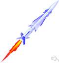 Mercury program - a program of rocket-powered flights undertaken by US between 1961 and 1963 with the goal of putting a man in orbit around the earth