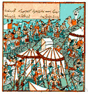 Timur Lenk - Mongolian ruler of Samarkand who led his nomadic hordes to conquer an area from Turkey to Mongolia (1336-1405)