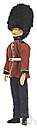 beefeater - officer in the (ceremonial) bodyguard of the British monarch