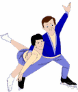 figure skating - ice skating where the skates trace outlines of selected figures