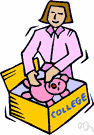 packing box - a large crate in which goods are packed for shipment or storage