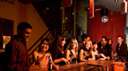 bar fly - a drinker who frequents bars