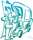 patrol wagon - van used by police to transport prisoners