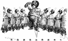 center stage - a position of prominence or importance