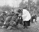 padre - a chaplain in one of the military services