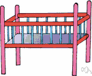 baby bed - a small bed for babies