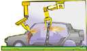 spot weld - each of the welds made by welding at a separate point