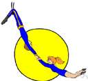 gymnastic - vigorously active