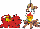 nether region - (Christianity) the abode of Satan and the forces of evil