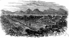 Gila River - a river that rises in western New Mexico and flows westward through southern Arizona to become a tributary of the Colorado River