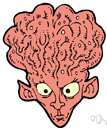 Macrencephalic - having a large brain case