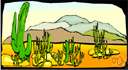 xerophytic - adapted to a xeric (or dry) environment