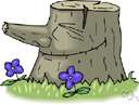 undercut - a notch cut in the trunk of tree in order to determine the direction of its fall
