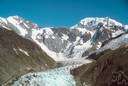 Alpine type of glacier - a glacier that moves down from a high valley
