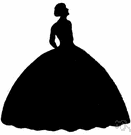 crinoline - a skirt stiffened with hoops