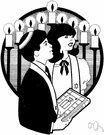 bat mitzvah - (Judaism) an initiation ceremony marking the 12th birthday of a Jewish girl and signifying the beginning of religious responsibility