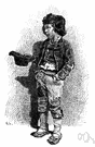 beggarly - marked by poverty befitting a beggar