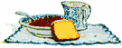 place mat - a mat serving as table linen for an individual place setting