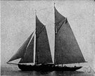 gaff-headed sail - a quadrilateral fore-and-aft sail suspended from a gaff