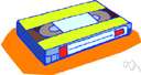 videotape - a video recording made on magnetic tape