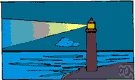 navigation light - light on an airplane that indicates the plane's position and orientation