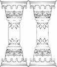 baluster - one of a number of closely spaced supports for a railing