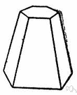 truncated pyramid - a frustum formed from a pyramid