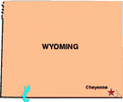capital of Wyoming - the capital and largest city of Wyoming