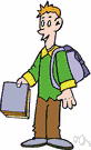 college student - a student enrolled in a college or university