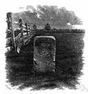 Mason and Dixon's line - the boundary between Maryland and Pennsylvania