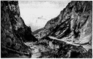 Flaminian Way - an ancient Roman road in Italy built by Gaius Flaminius in 220 BC