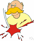 splattering - the noise of something spattering or sputtering explosively