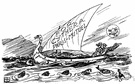 head sea - a sea in which the waves are running directly against the course of the ship