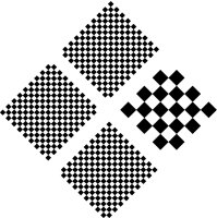Fig. P4 Checkerboard pattern