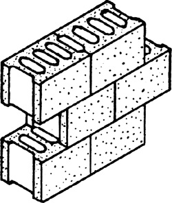 hollow blocks clipart