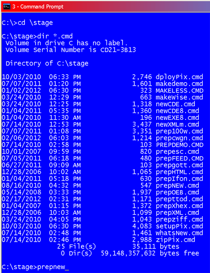 Computer commands