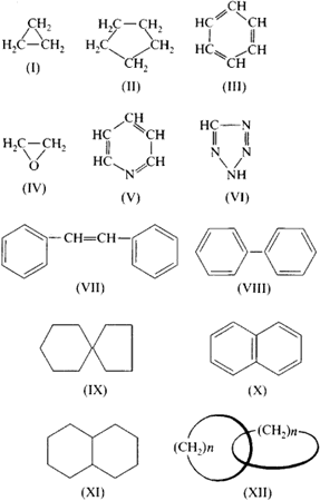 cyclic hydrocarbons