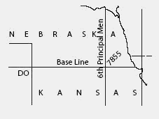 in the township and range survey system, a section is how large in size?