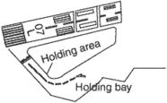 holding bay