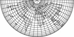 modified Lambert conformal map projection