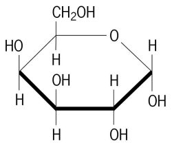 structural formula of galactose