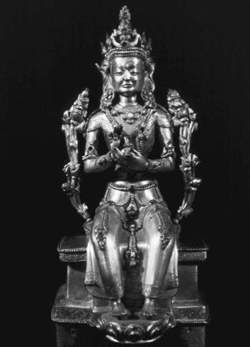 Man~jus/ri^ bodhi-sattva Manjushri Bronze Bodhisattva Kwan-yin Buddha ...